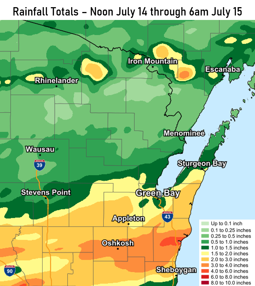 Flooding & Severe Weather Summary July 1415, 2021